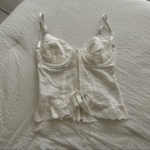 White Corset Top